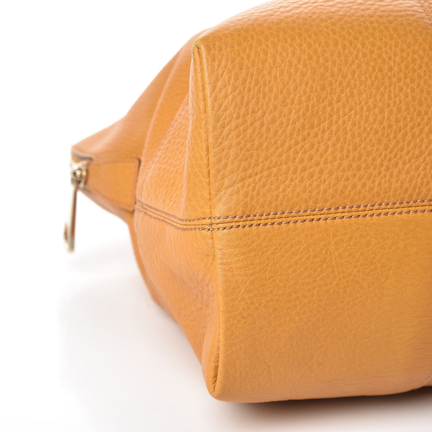Pebbled Calfskin Medium Bree Shoulder Bag Bumblebee