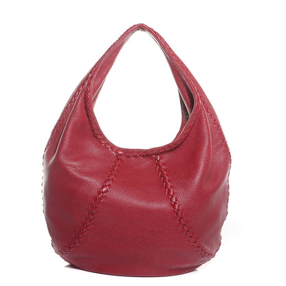 Bottega Veneta Cervo Deerskin Large Hobo Scarlet 1 of 9