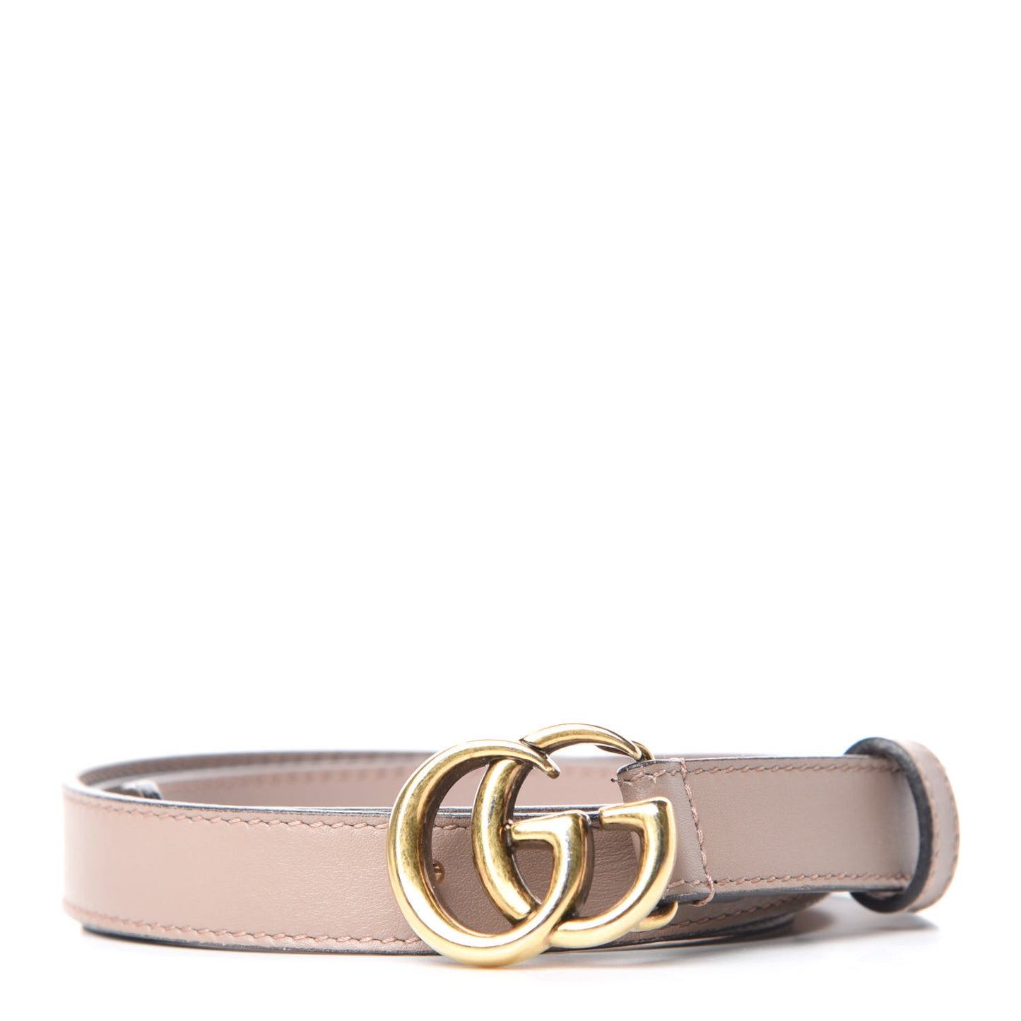 Calfskin Double G 20mm Belt 85 34 Porcelain Rose