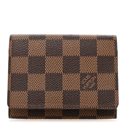 Louis Vuitton Damier Ebene Business Card Holder 1 of 8