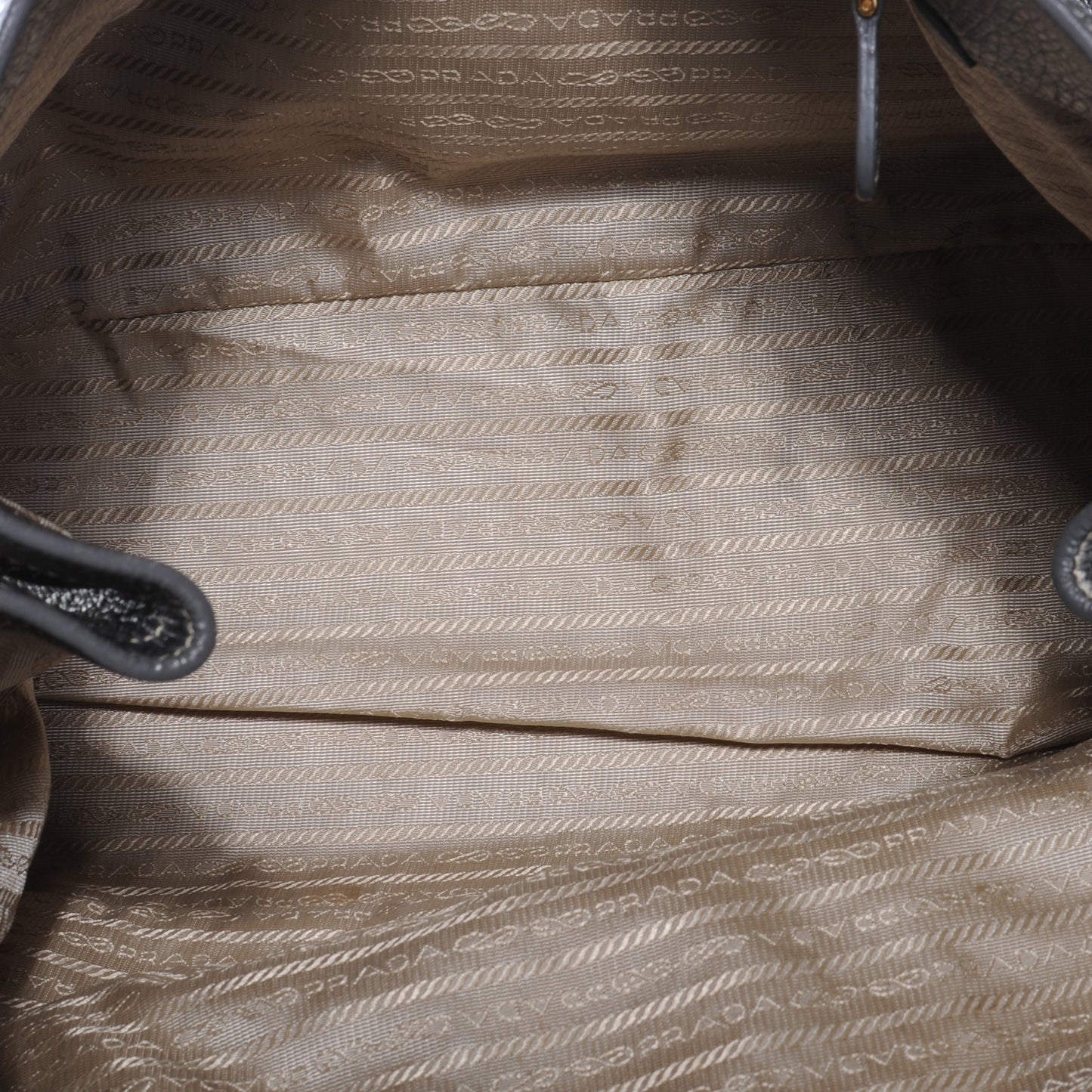Vitello Daino Tote Silver