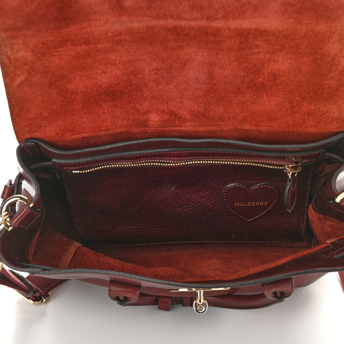 Natural Leather Cara Delevigne Convertible Satchel Oxblood