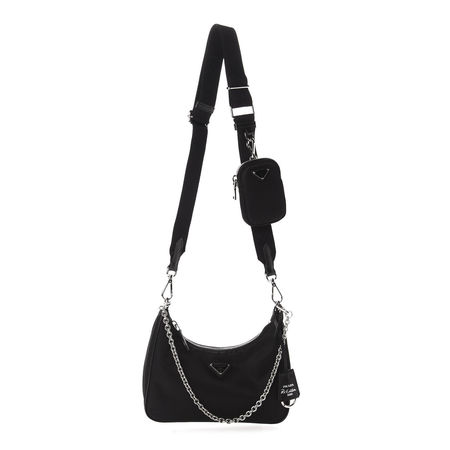 Prada Nylon Re-Edition 2005 Shoulder Bag Black 1 of 11