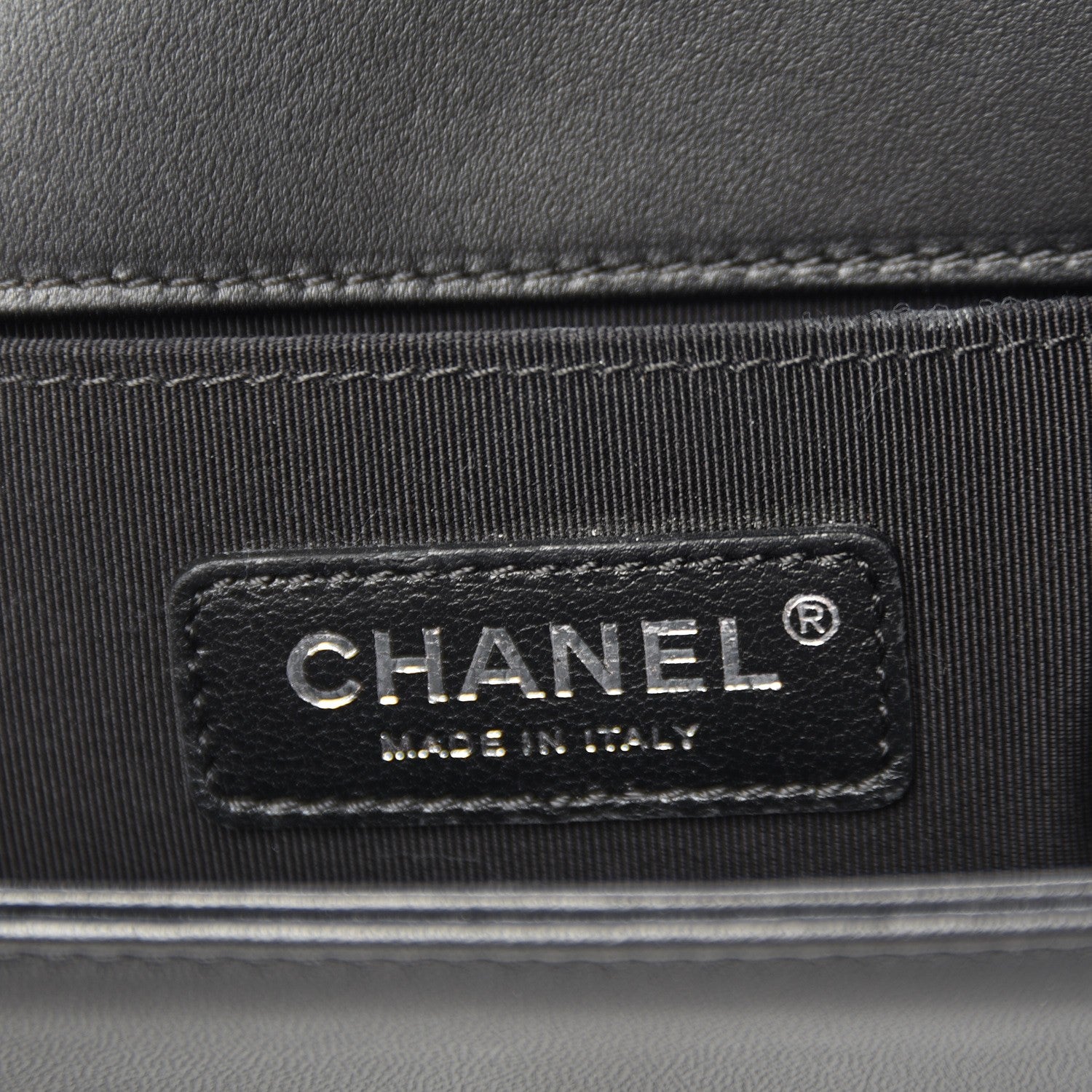 Chanel Lambskin Quilted Medium Boy Flap Black 7 of 8
