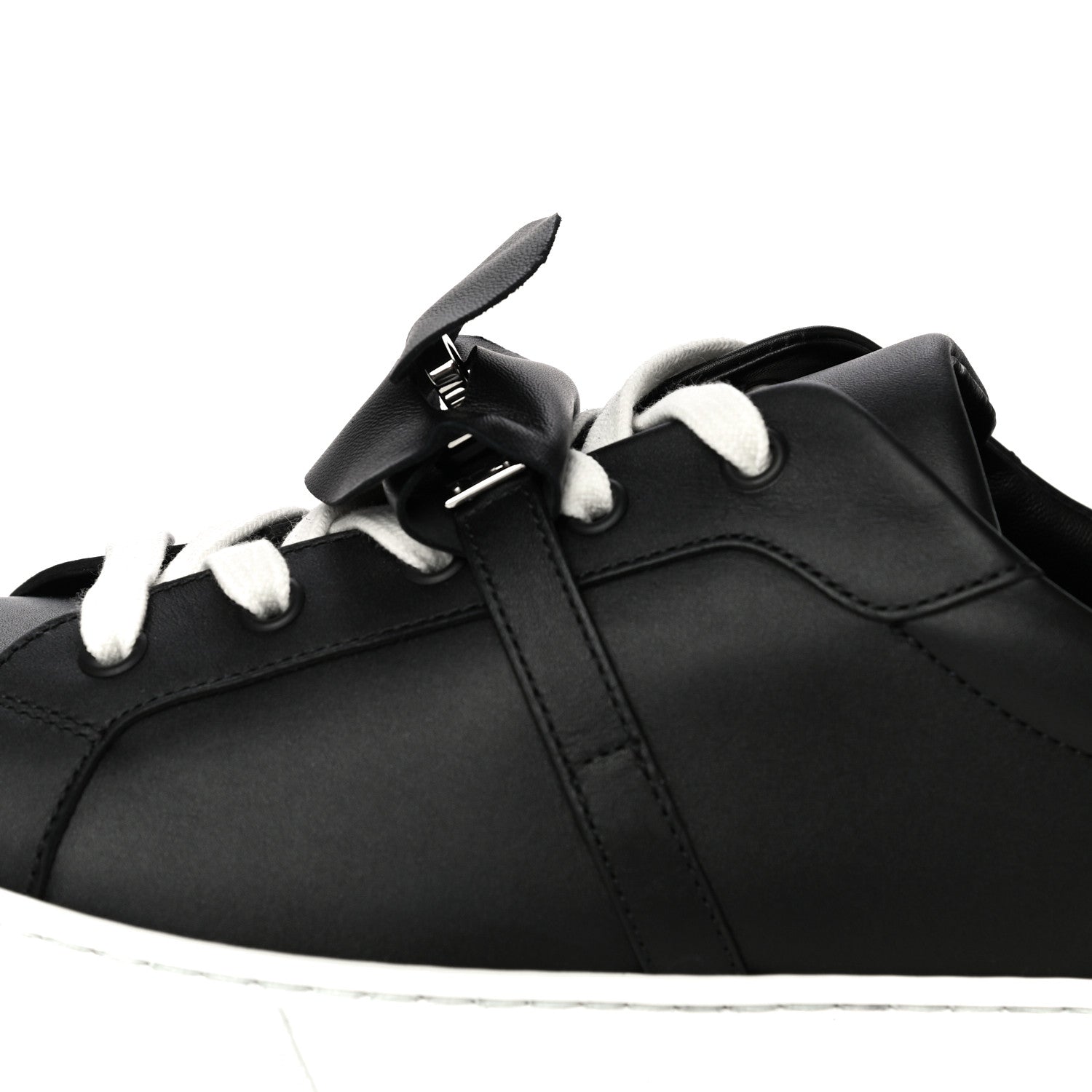 Hermes Calfskin Day Sneakers 40 Black 13 of 14