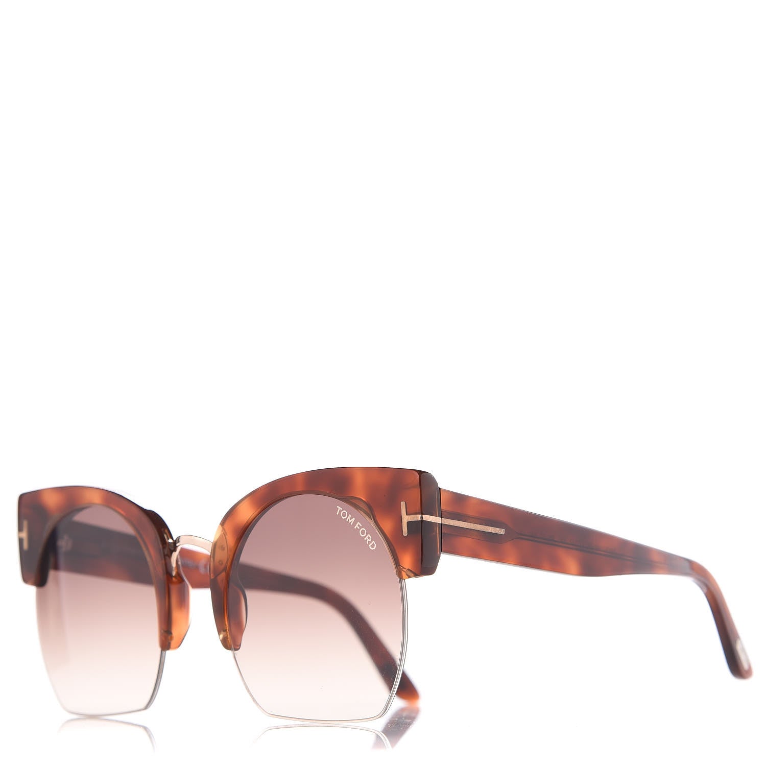Tom Ford Savannah Sunglasses TF552 Tortoise 1 of 8