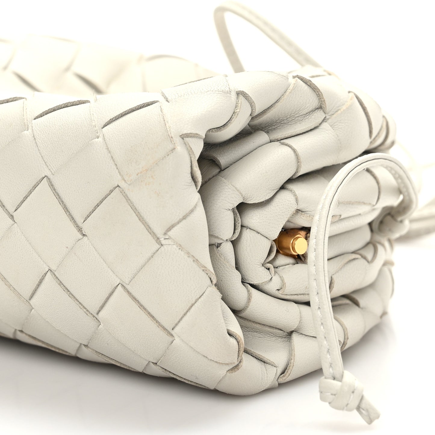 Nappa Intrecciato The Mini Pouch Chalk