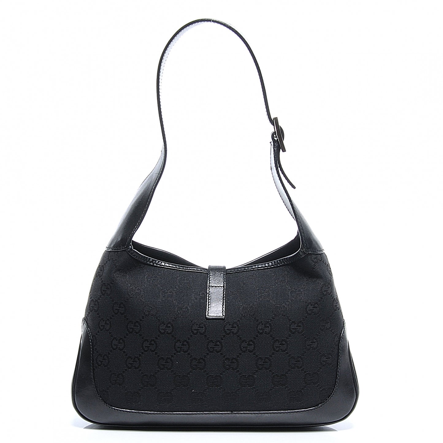 Monogram Small Jackie O Hobo Black