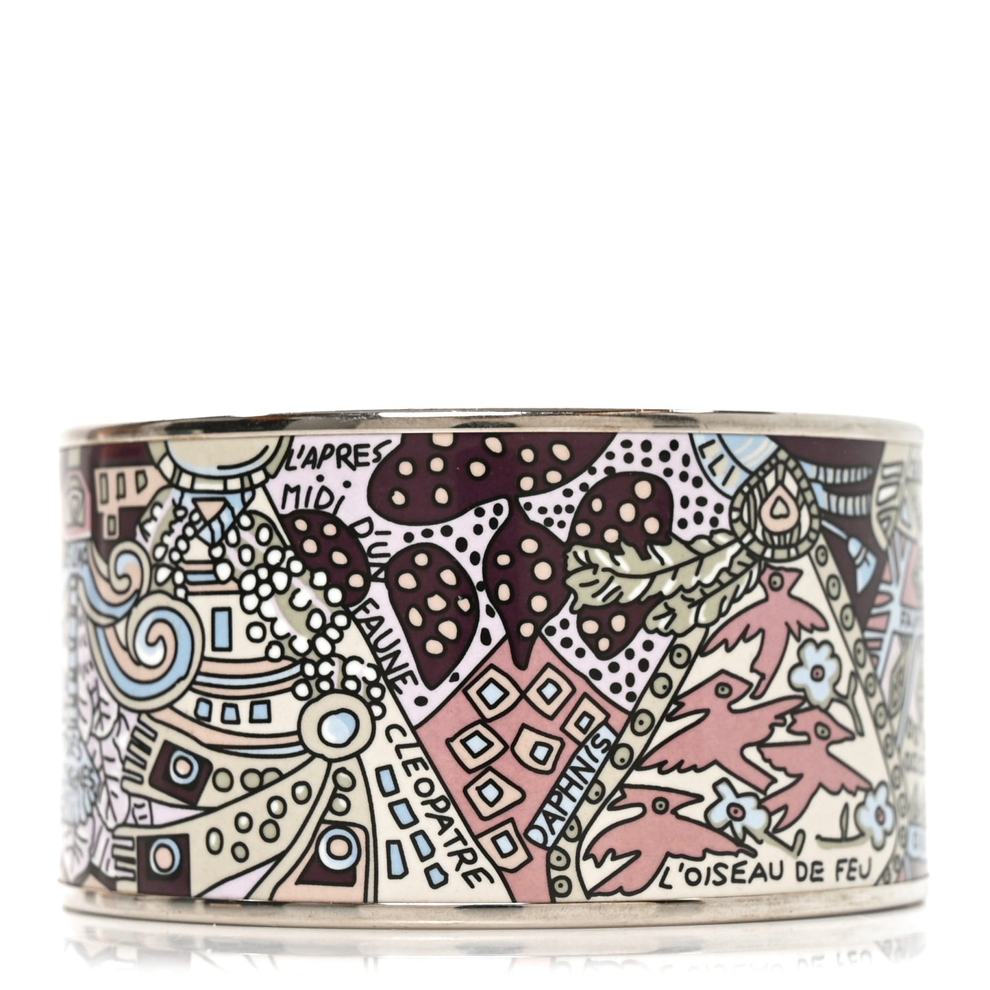 Enamel Printed Extra Wide Bracelet 70