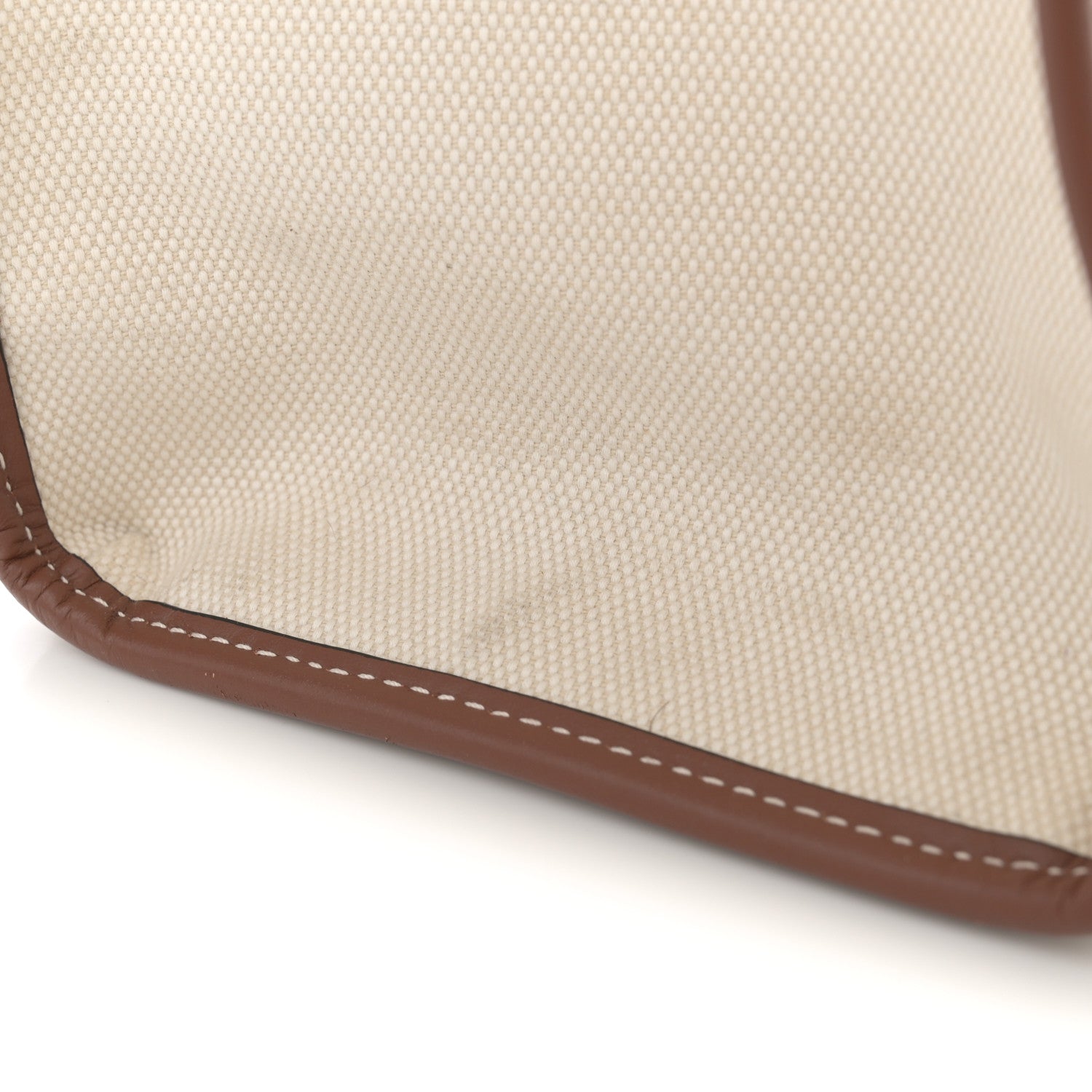 Burberry Canvas Smooth Calfskin Medium Two Tone Freya Tote Brown 11 of 12
