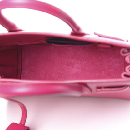 Saint Laurent Calfskin Nano Sac De Jour Bubblegum 6 of 13