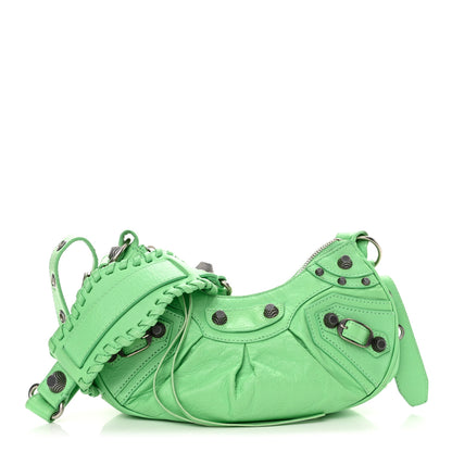 Balenciaga Agneau Arena Le Cagole Shoulder Bag XS Mint Green 1 of 10