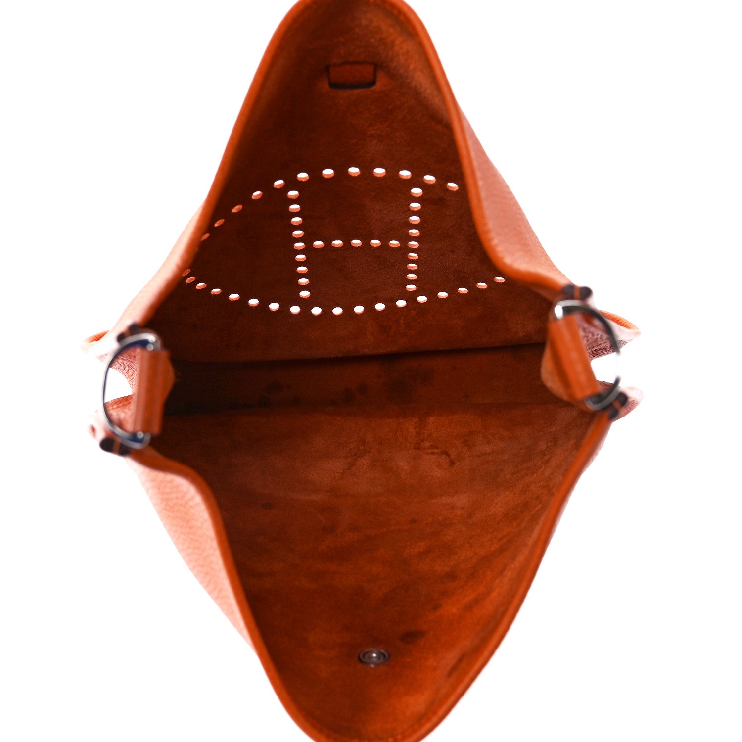 Hermes Taurillon Clemence Evelyne PM Orange 5 of 10