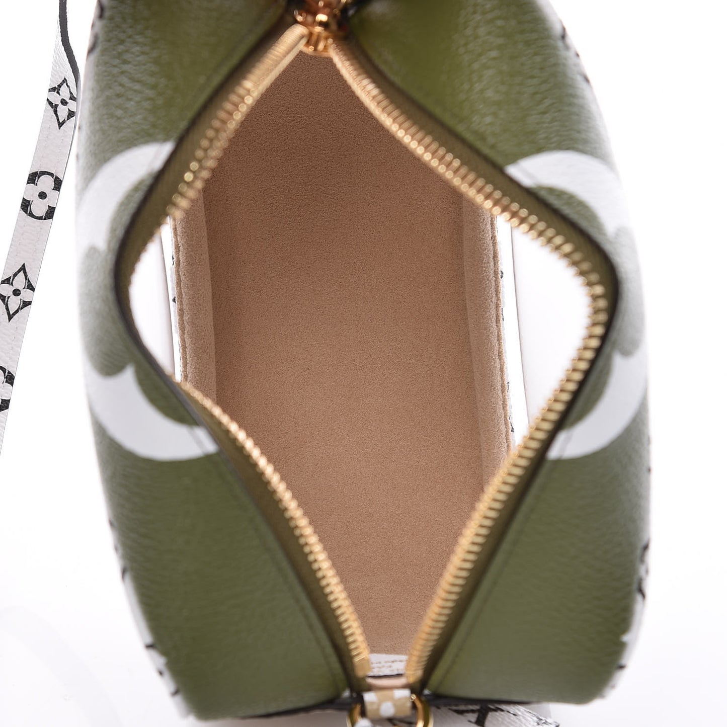 Monogram Giant Beach Pouch Kaki