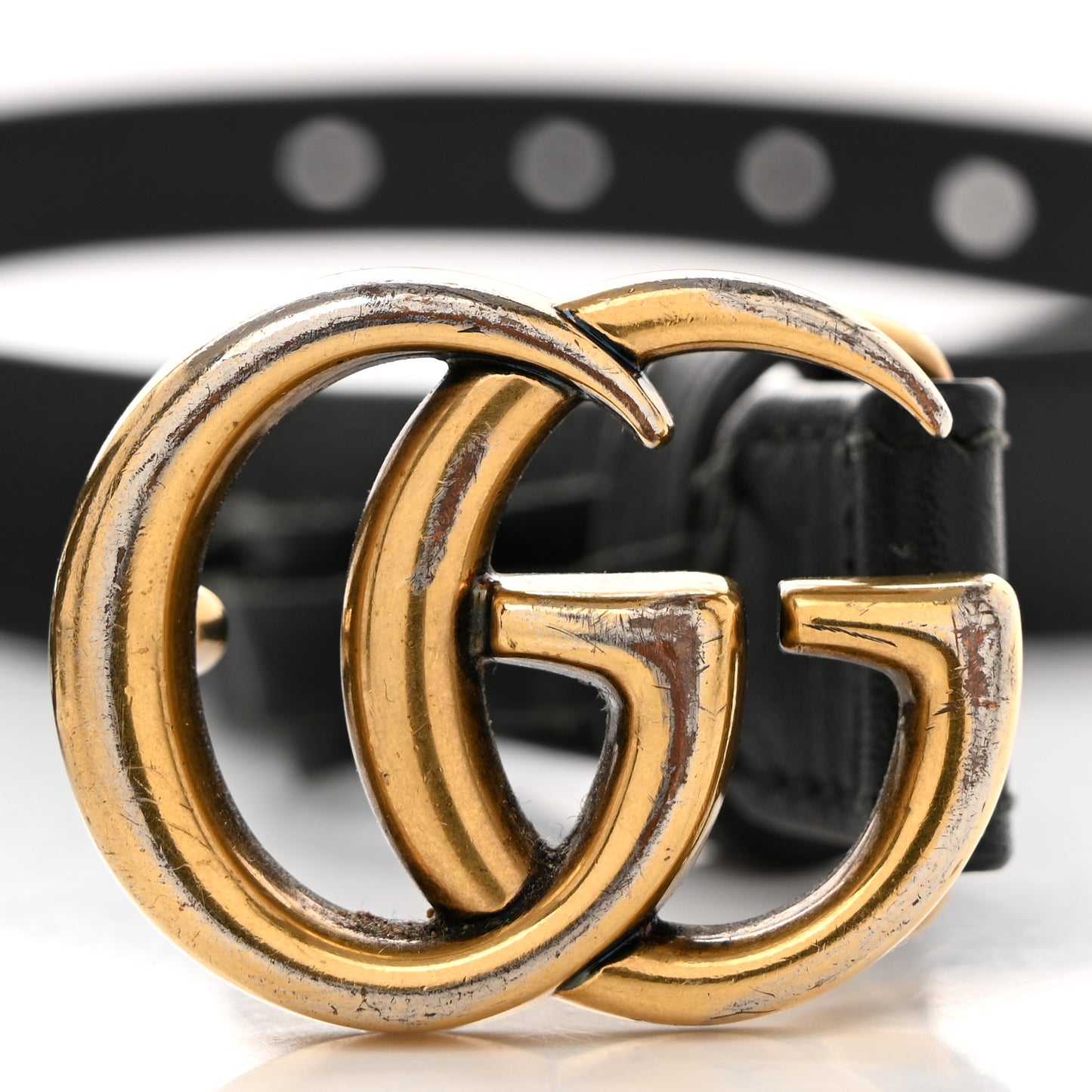 Calfskin Double G 20mm Belt 85 34 Black