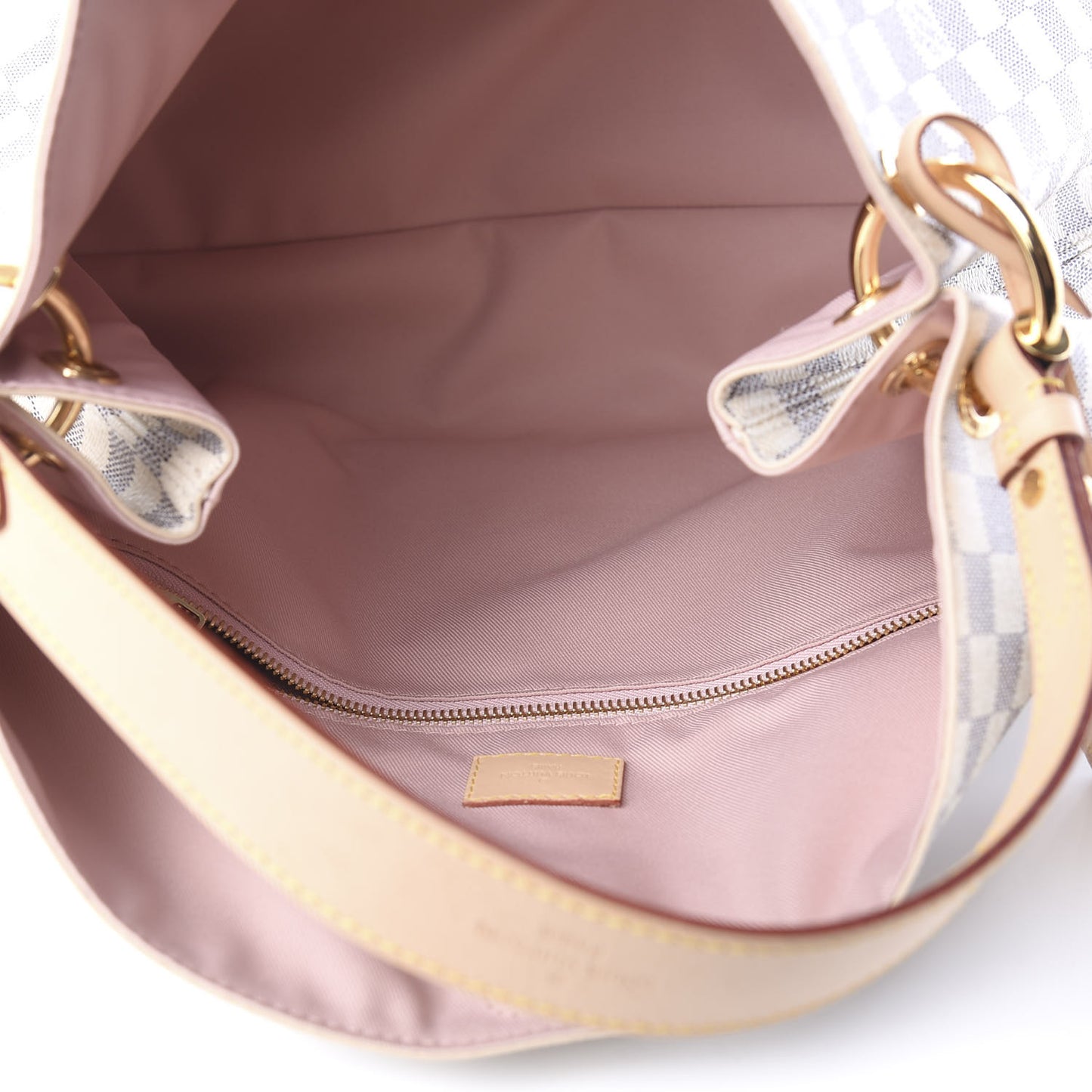 Damier Azur Graceful MM Rose Ballerine