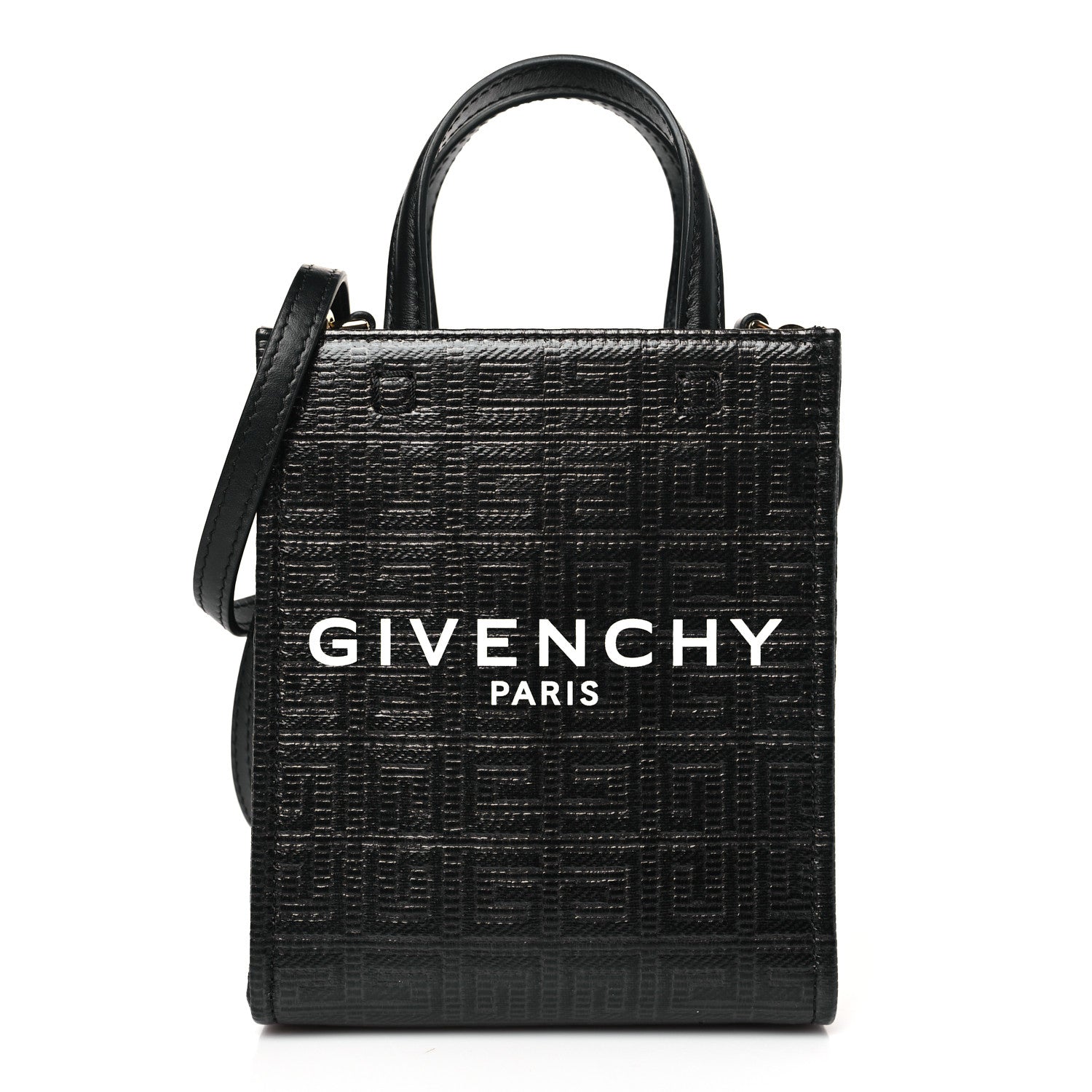 Givenchy Canvas Mini Vertical Bond Shopper 4G Tote Black 1 of 9