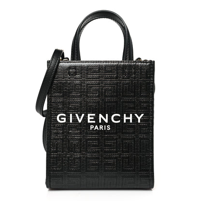 Givenchy Canvas Mini Vertical Bond Shopper 4G Tote Black 1 of 9
