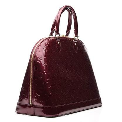 Louis Vuitton Vernis Alma MM Rouge Fauviste 3 of 7