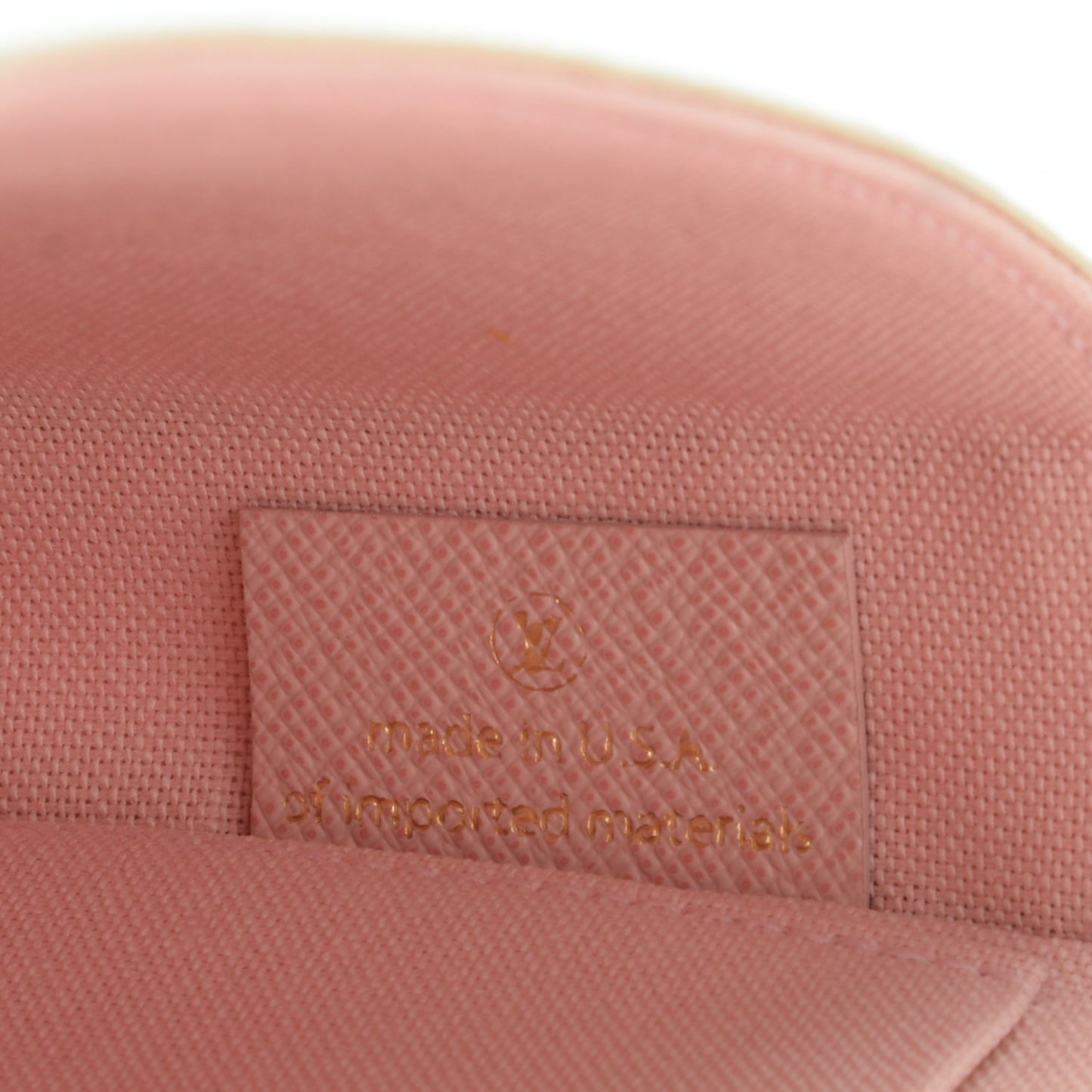 Damier Azur Pochette Felicie Chain Wallet Rose Ballerine