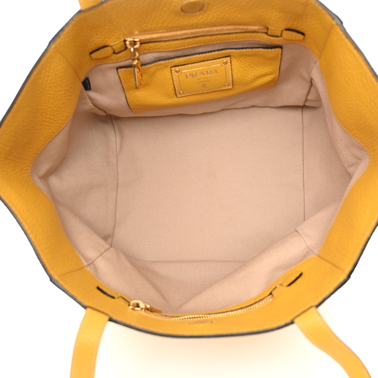 Prada Vitello Daino Tote Mimosa 5 of 19
