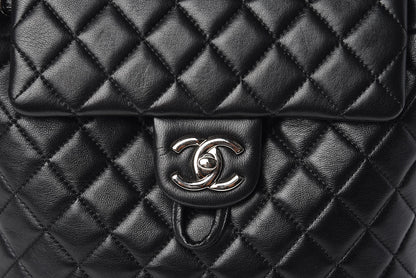 Chanel Lambskin Quilted Small Urban Spirit Backpack Black 10 of 11