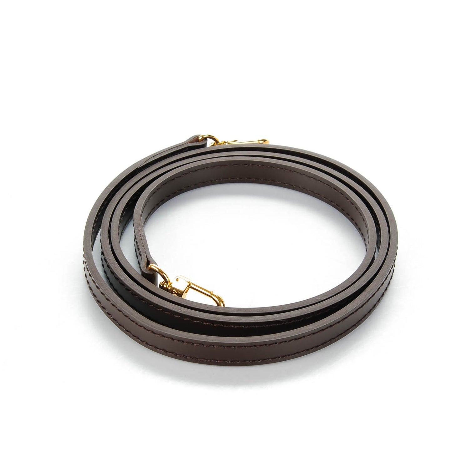 Calfskin Shoulder Strap Brown