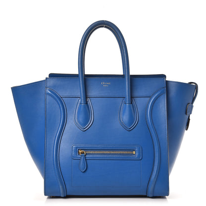 Celine Palmelato Mini Luggage Electric Blue 1 of 12