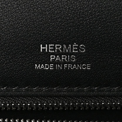 Hermes Toile Quadrille Swift Kelly Sellier 28 Ecru White Black 6 of 13