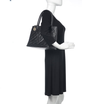 Chanel Caviar Quilted Medallion Tote Black 2 of 27