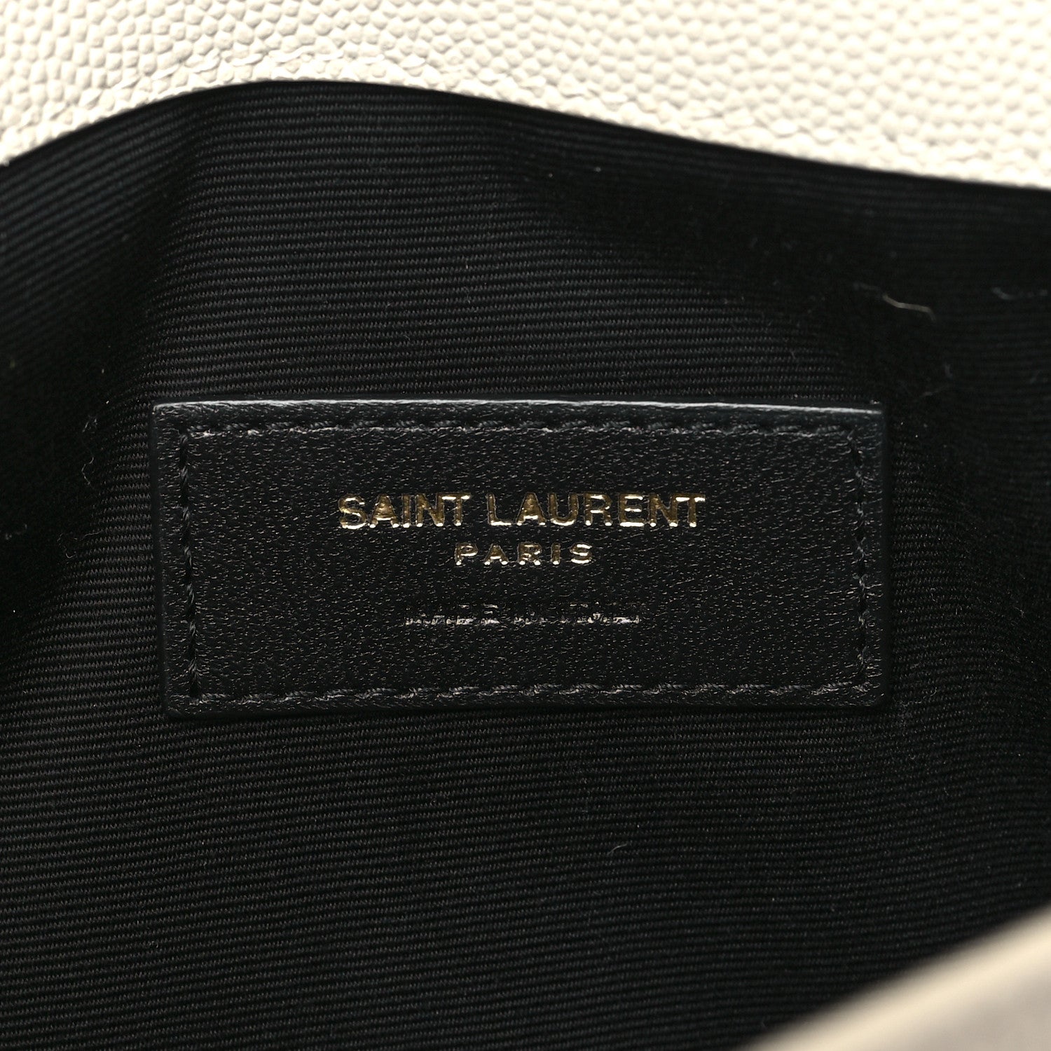 Saint Laurent Grain De Poudre Uptown Pouch Crema Soft 6 of 9