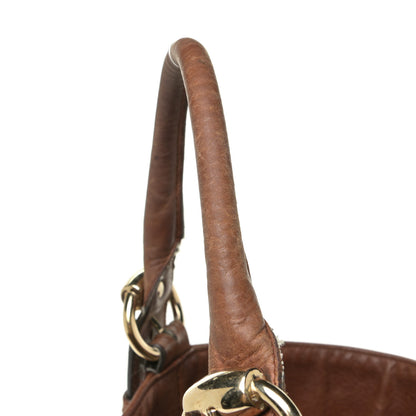 Gucci Calfskin Guccissima Trim Large Signoria Hobo Brown 11 of 23