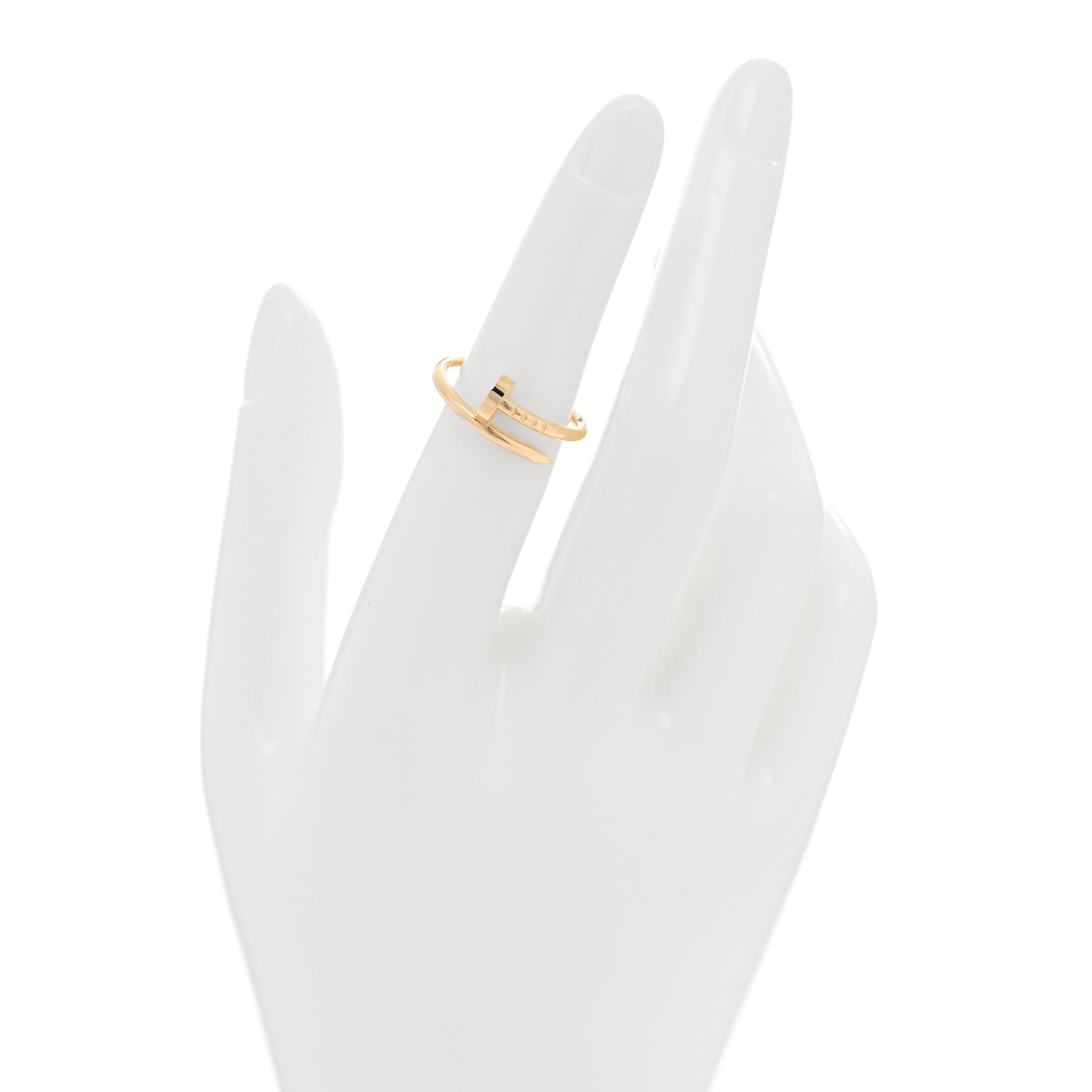 Cartier 18K Yellow Gold Small Juste Un Clou Ring 51 5.75 2 of 5