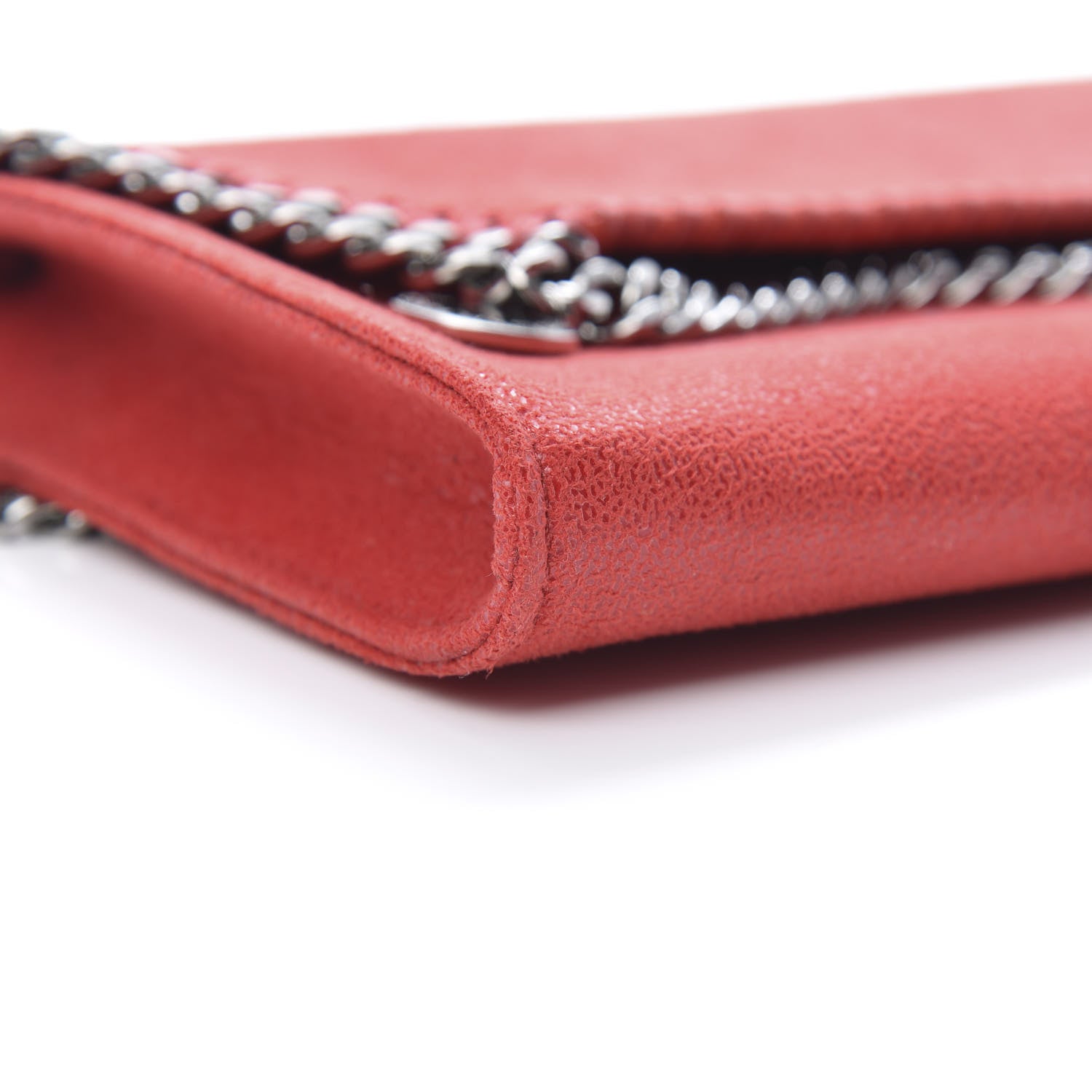 Stella McCartney Shaggy Deer Mini Falabella Crossbody Bag Cherry 8 of 9