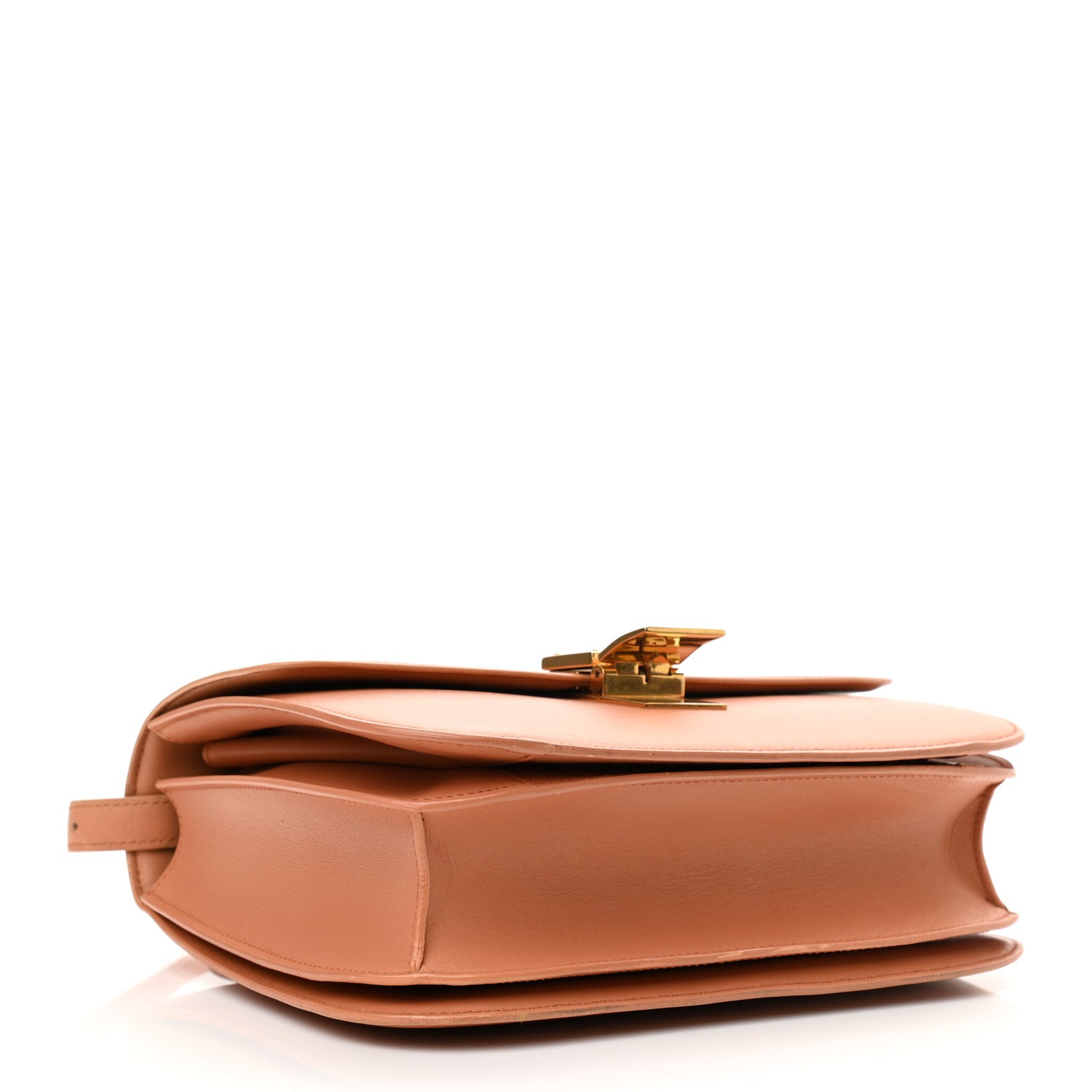 Celine Box Calfskin Medium Classic Box Flap Bag Nude 3 of 21