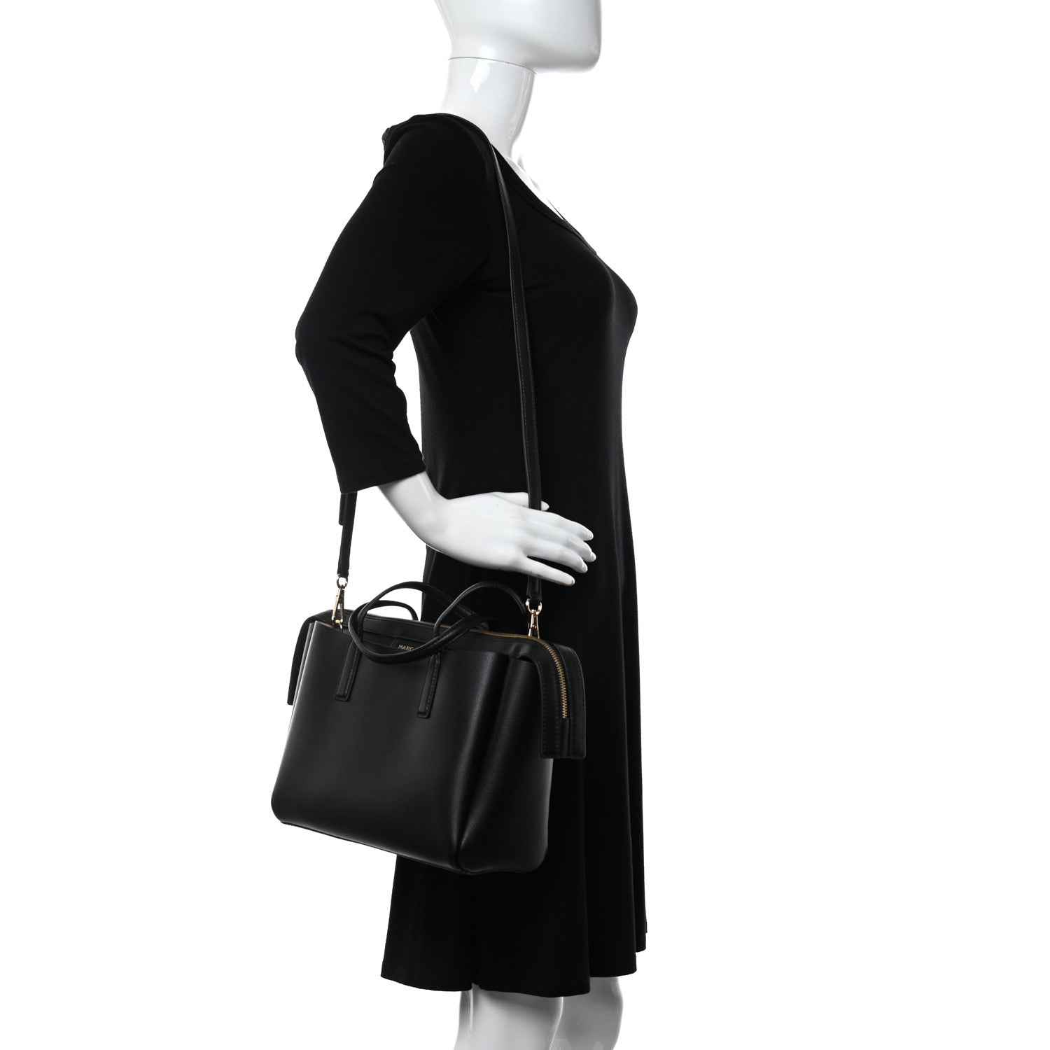 Marc Jacobs Calfskin The Protege Tote Black 2 of 11