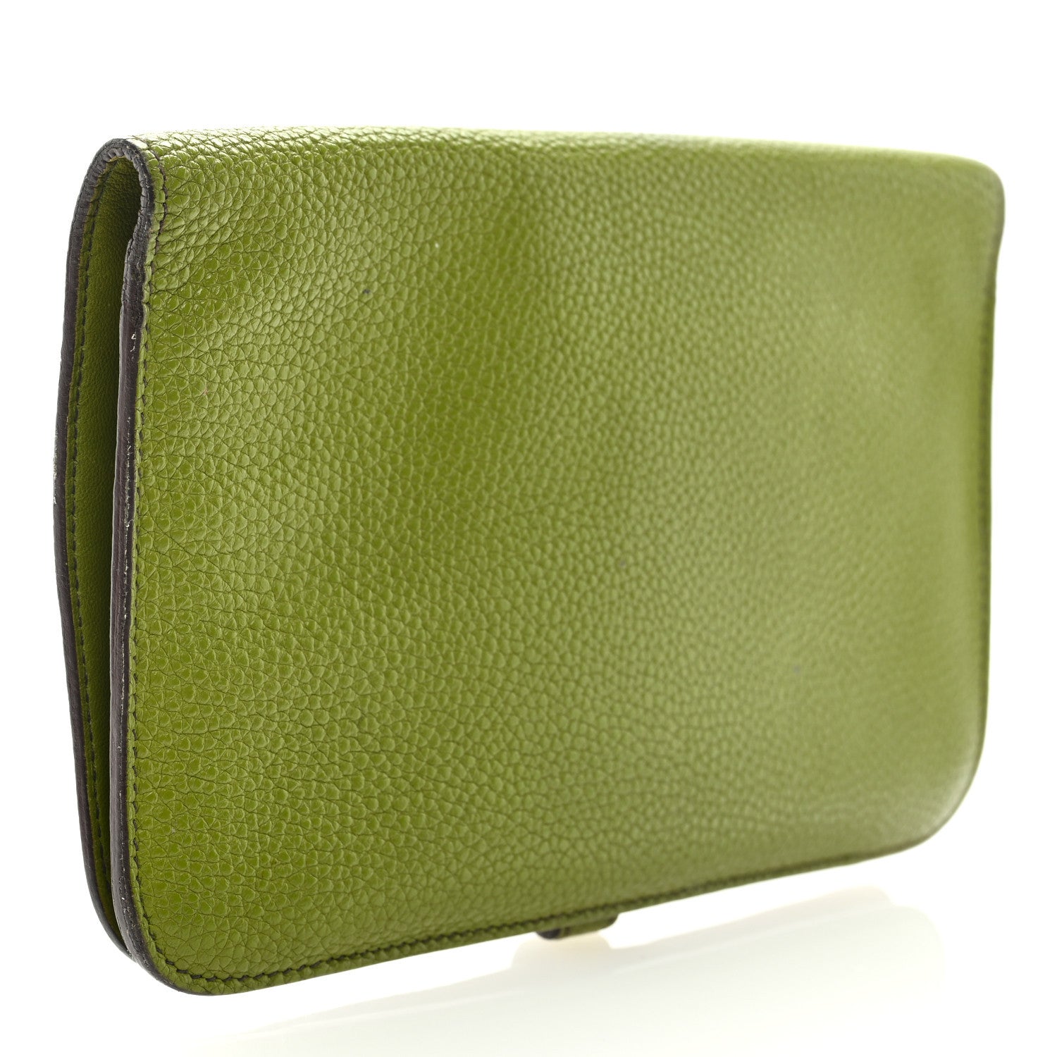 Hermes Togo Dogon Duo Wallet Vert Anis 3 of 9