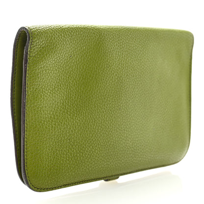 Hermes Togo Dogon Duo Wallet Vert Anis 3 of 9