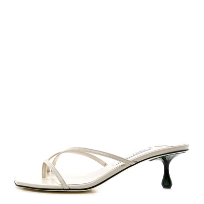 Jimmy Choo Nappa Malachite Etana Mule 39 Latte 1 of 8