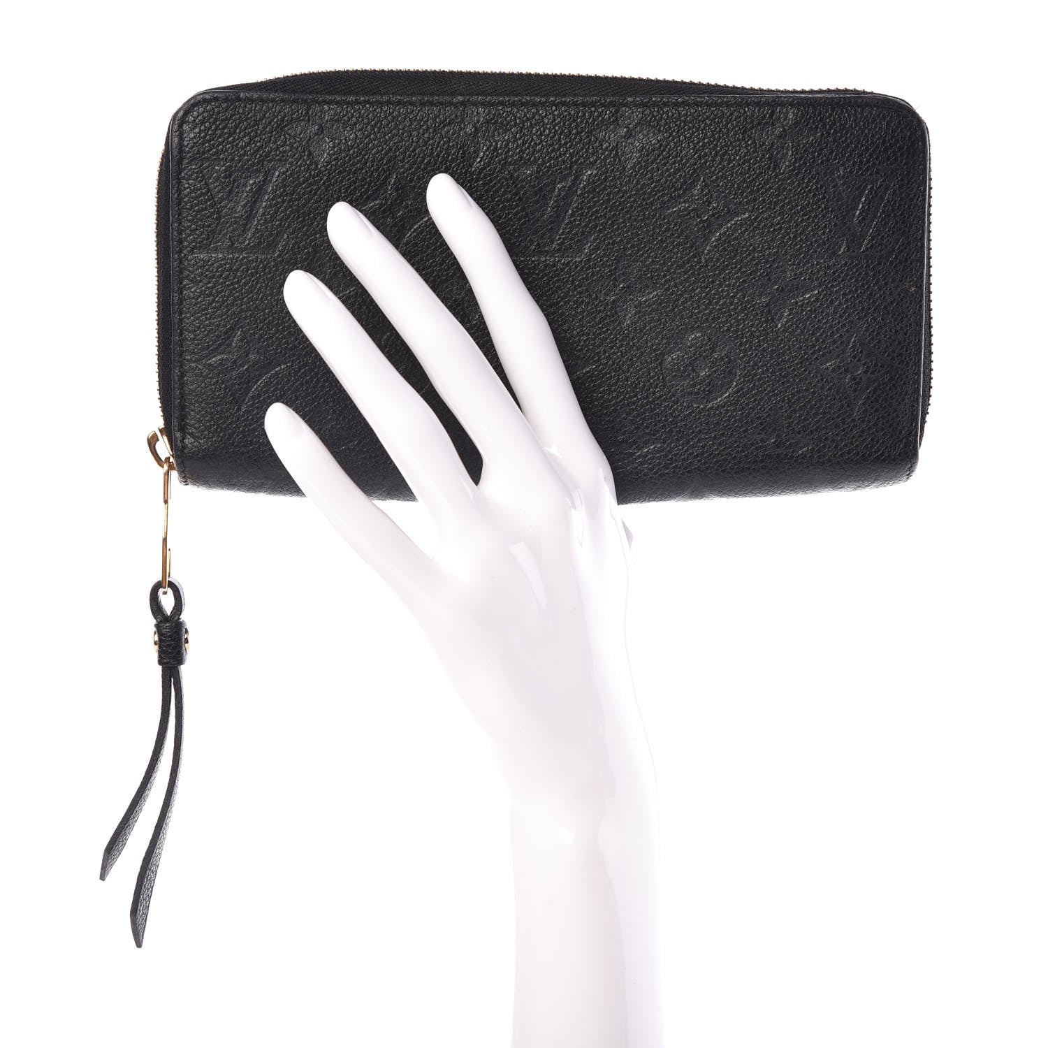 Louis Vuitton Empreinte Zippy Wallet Black 2 of 16