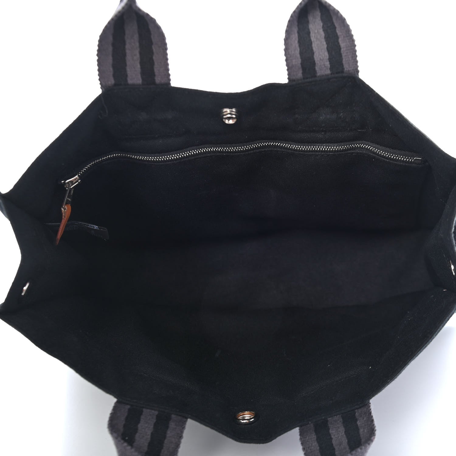 Hermes Canvas Herline PM Tote Black 4 of 8