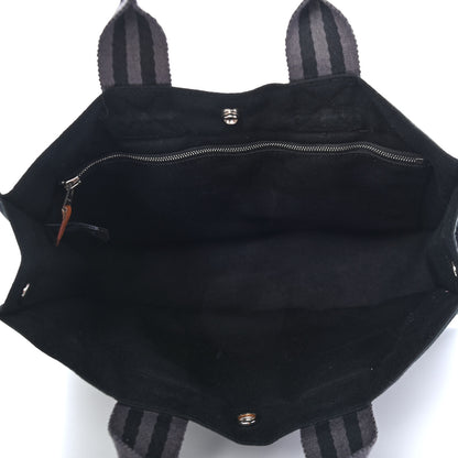 Hermes Canvas Herline PM Tote Black 4 of 8