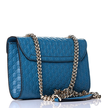 Gucci Microguccissima Mini Emily Shoulder Bag Deep Cobalt 3 of 10