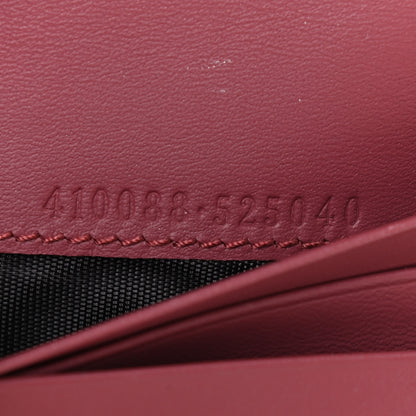 Gucci GG Supreme Monogram Blooms Card Case Beige Multicolor Dry Rose 7 of 7