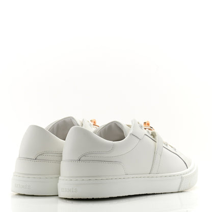 Hermes Calfskin Day Sneakers 38 White 4 of 11