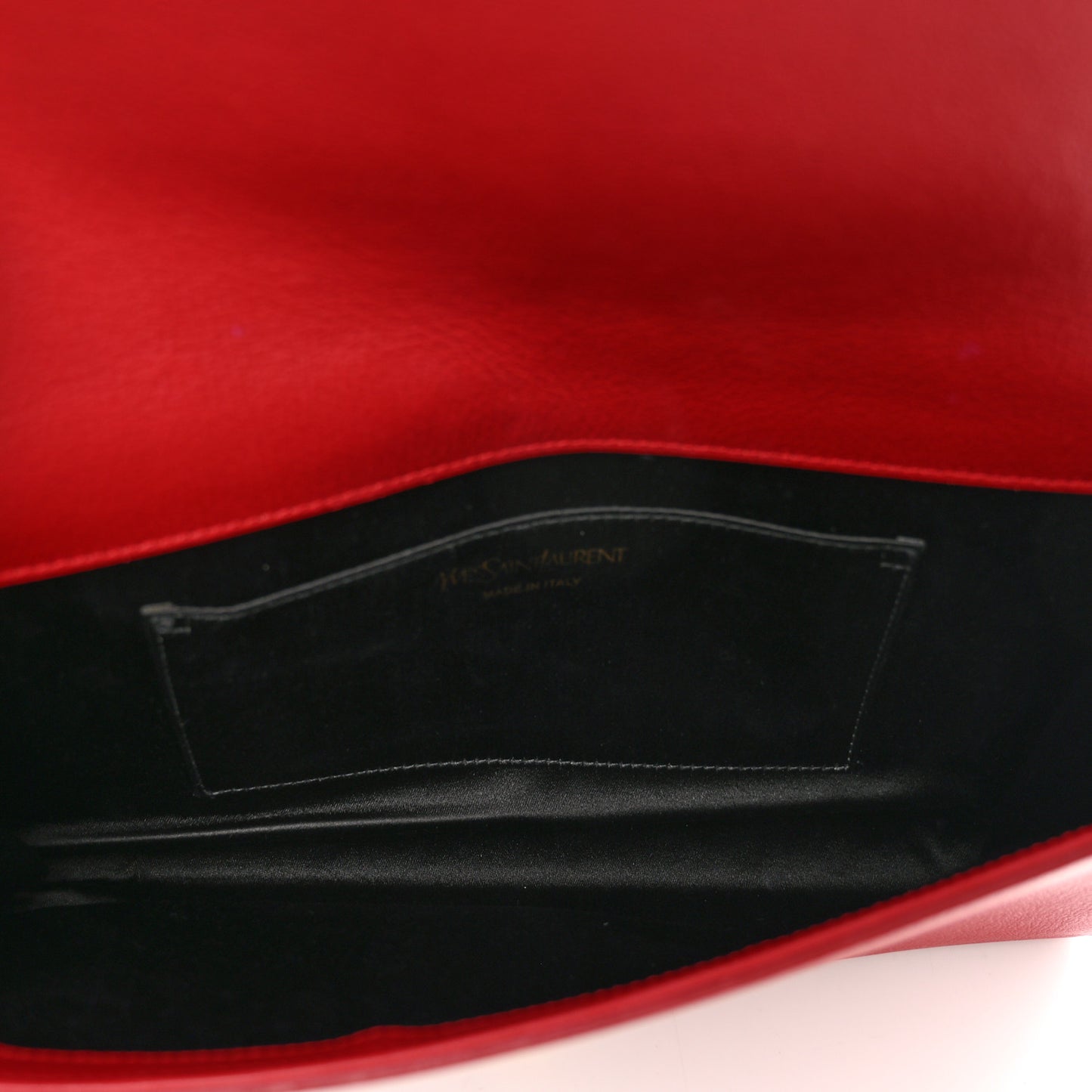 Calfskin Monogram Large Belle De Jour Clutch Red