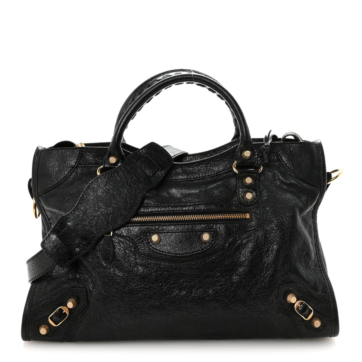 Agneau Giant 12 Gold Hardware City Black