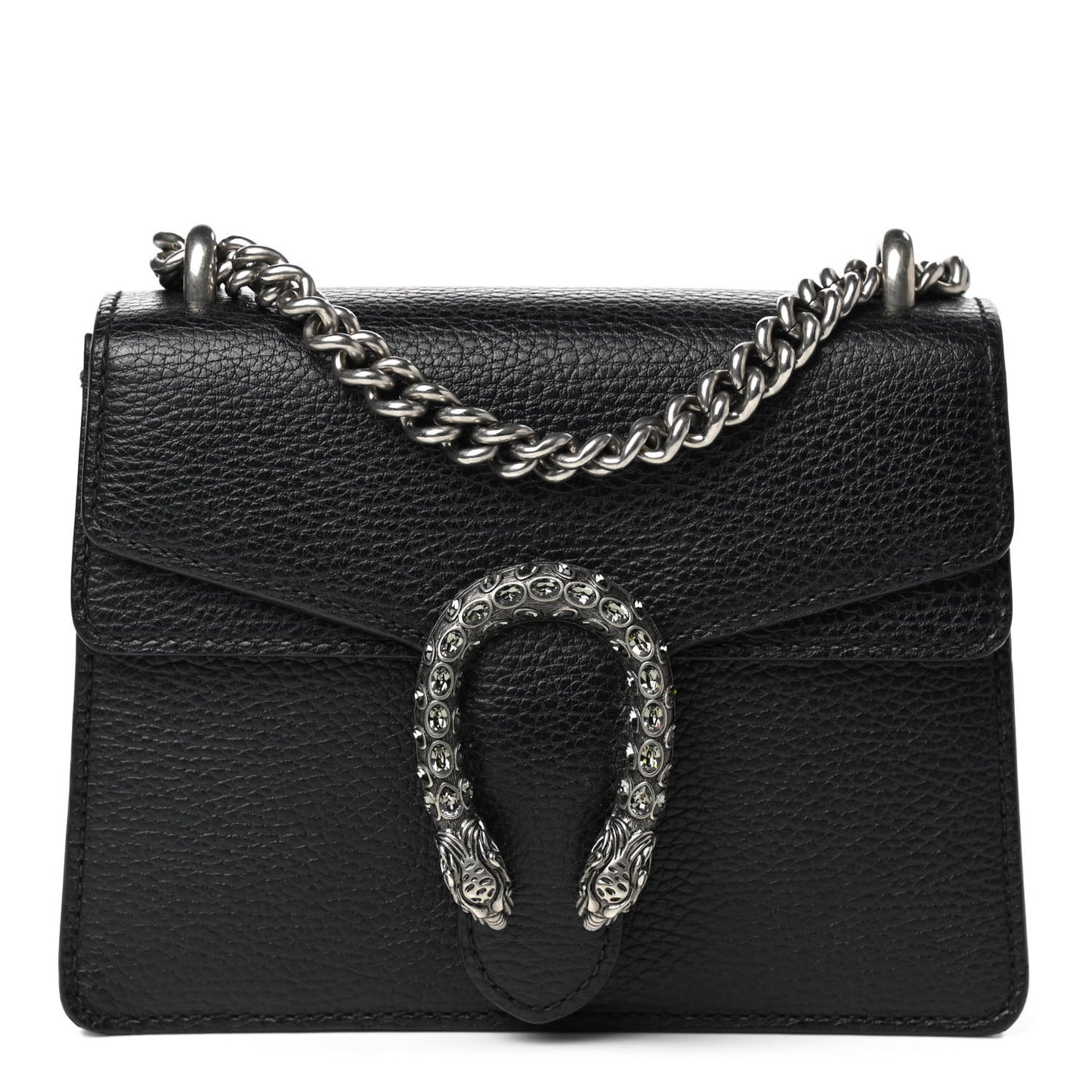 Calfskin Mini Dionysus Shoulder Bag Black