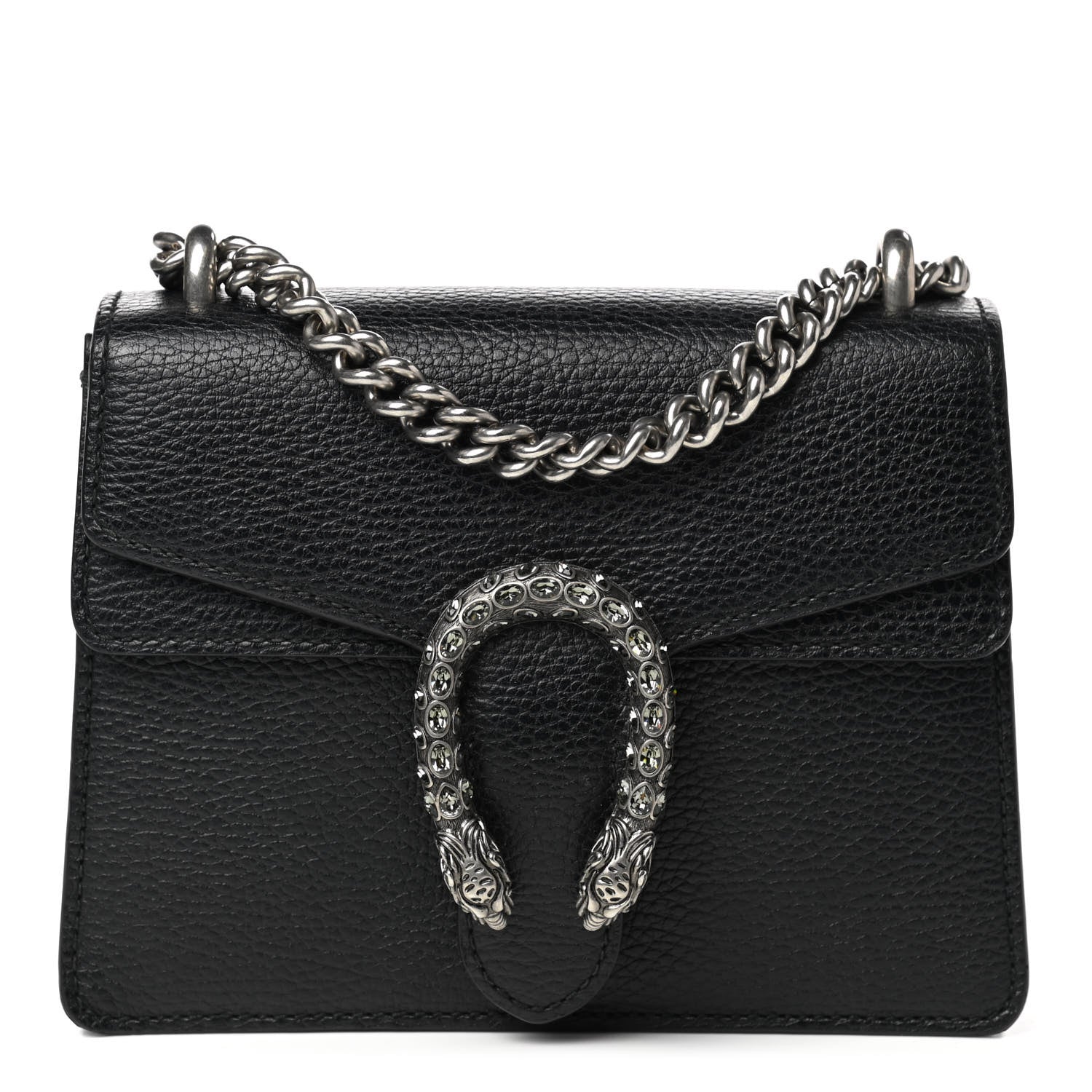Gucci Calfskin Mini Dionysus Shoulder Bag Black 1 of 12