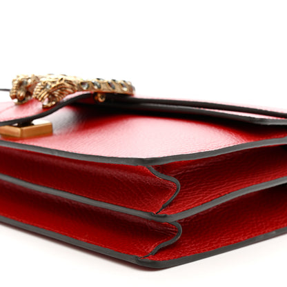 Gucci Dollar Calfskin Swarovski Crystal Small Dionysus Shoulder Bag Hibiscus Red 11 of 11